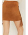 Image #4 - Vocal Women's Studded Fringe Skirt , Camel, hi-res