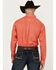 Image #4 - Ariat Men's Wilkie Geo Print Long Sleeve Button-Down Western Shirt, Red, hi-res