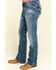 Image #3 - Cody James Core Men's Longhorn Stretch Medium Wash Slim Bootcut Jeans , , hi-res
