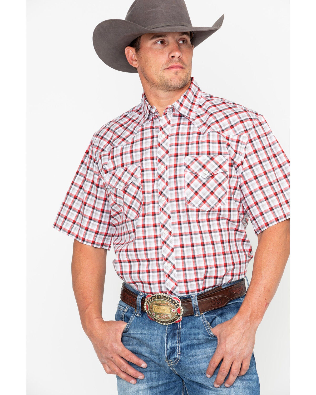 Wrangler 20X Men's Plaid Competition 