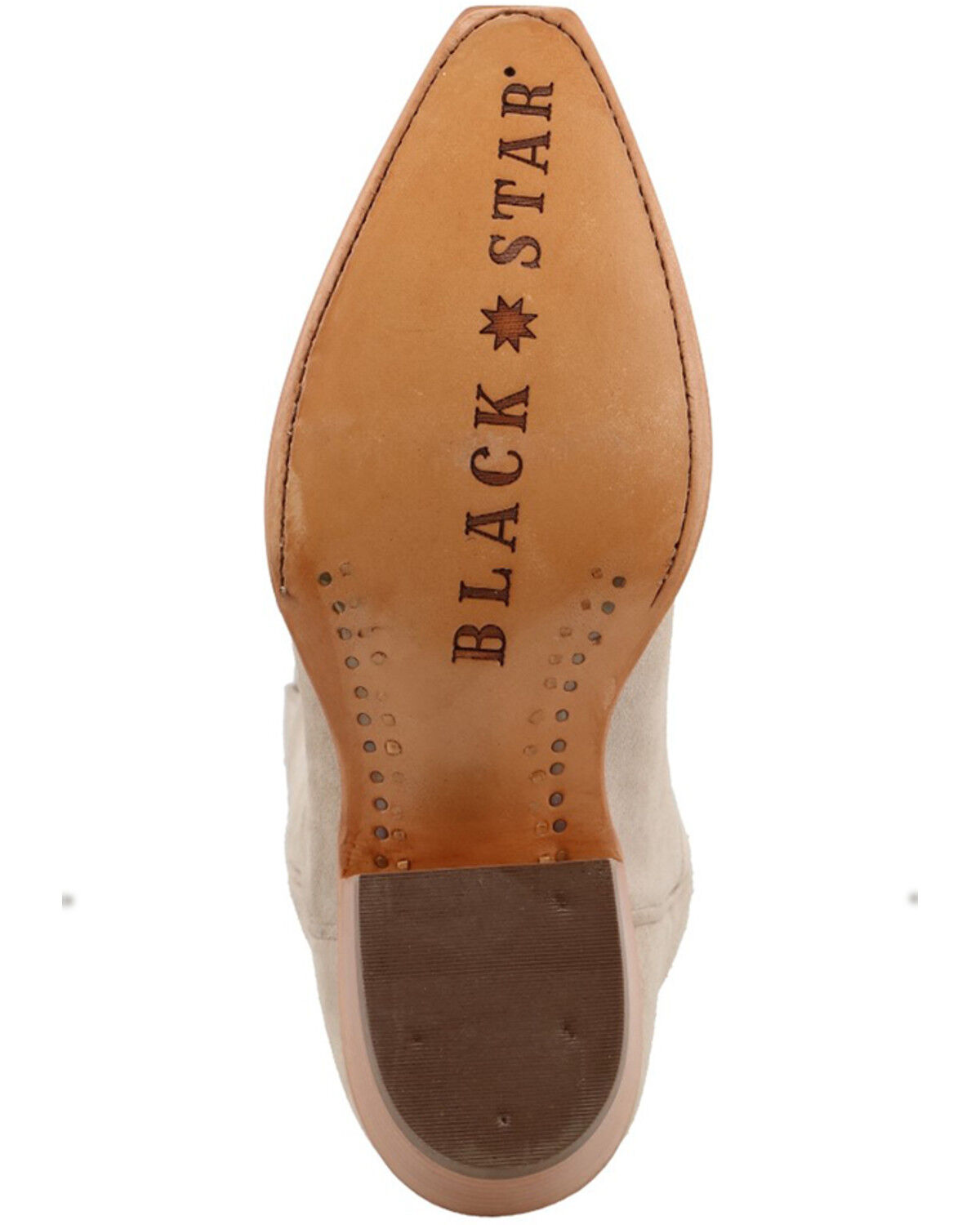 Image #7 - Back Star Women's Addison Suede Tall Western Boots - Snip Toe, Taupe, hi-res