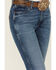 Image #2 - Wrangler Retro Women's Bessie Dark Wash High Rise Trouser Denim Jeans , Dark Wash, hi-res