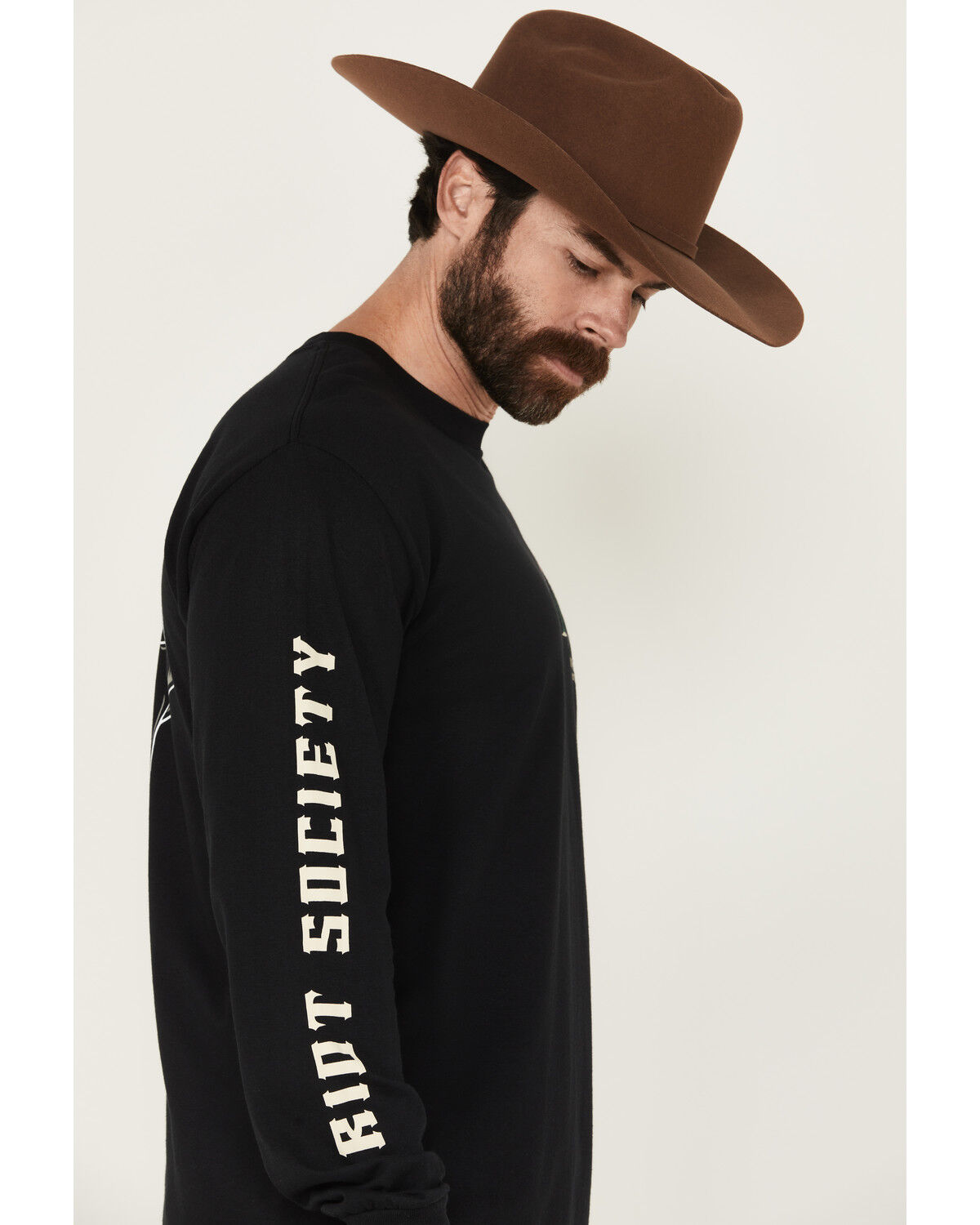 Image #3 - Riot Society Men's Viva La Fiesta Reaper Long Sleeve Graphic T-Shirt, Black, hi-res