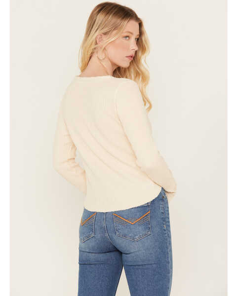 Image #4 - Free People Women's Colt Long Sleeve Top, Oatmeal, hi-res