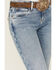 Image #2 - Wrangler Retro Women's Kacey Medium Wash Mid Rise Mae Wide Leg Trouser Stretch Denim Jeans, Medium Wash, hi-res