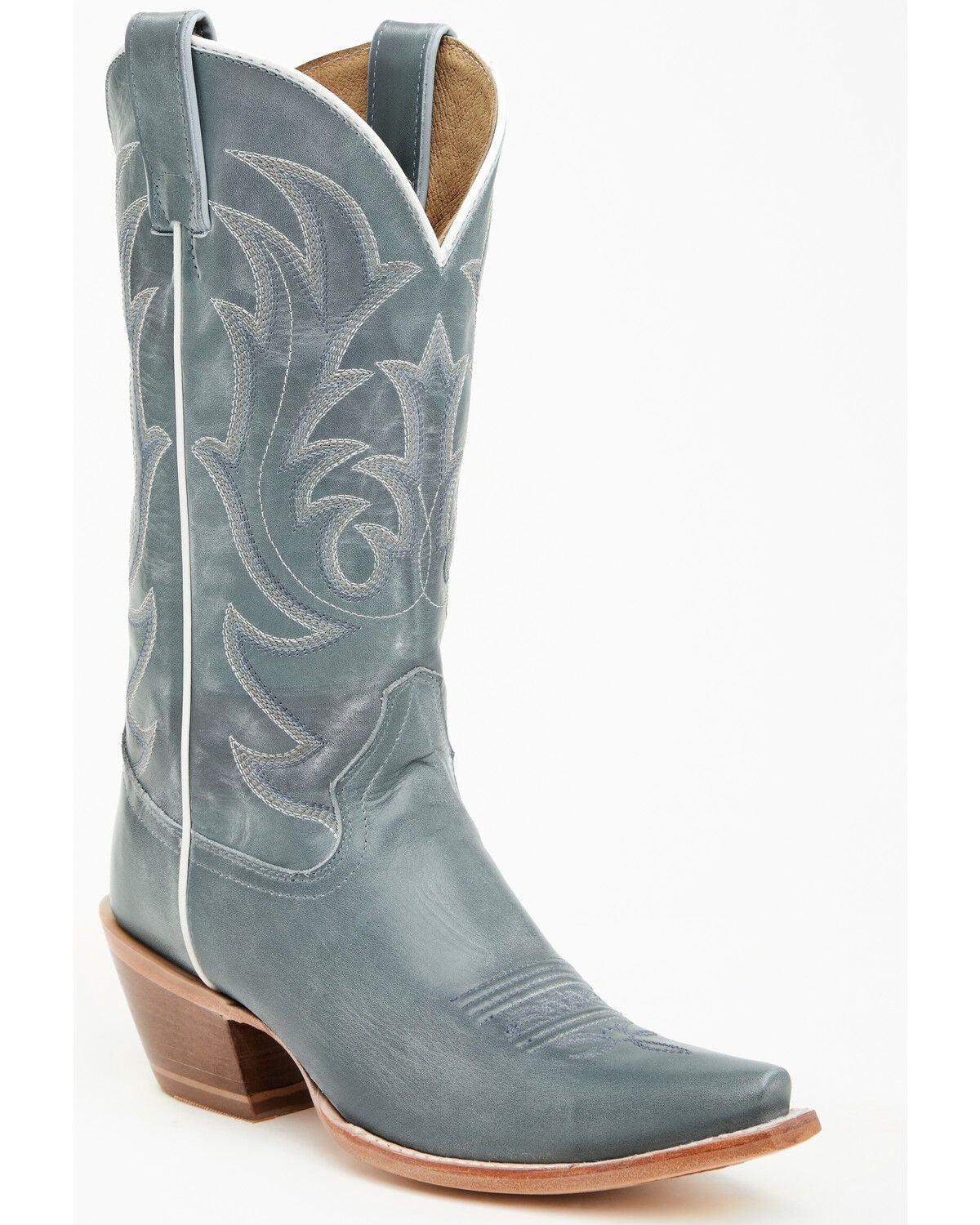 Shyanne Women's Celia Western Boots - Snip Toe, Blue, hi-res