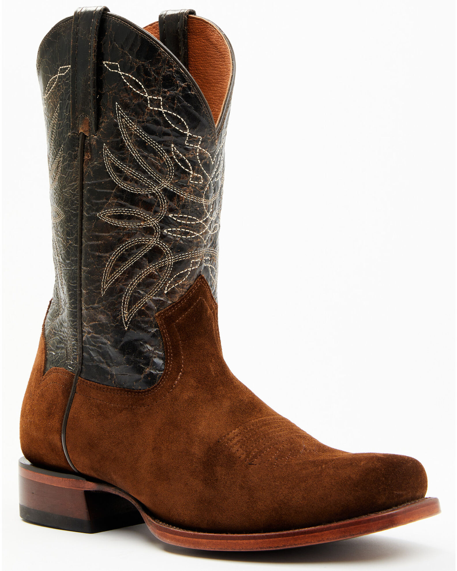 Moonshine Spirit Men s 11 Pancho Roughout Western Boots Square Toe Sheplers