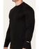 Image #3 - Hawx Men's Midweight Base Layer Long Sleeve Top, Black, hi-res