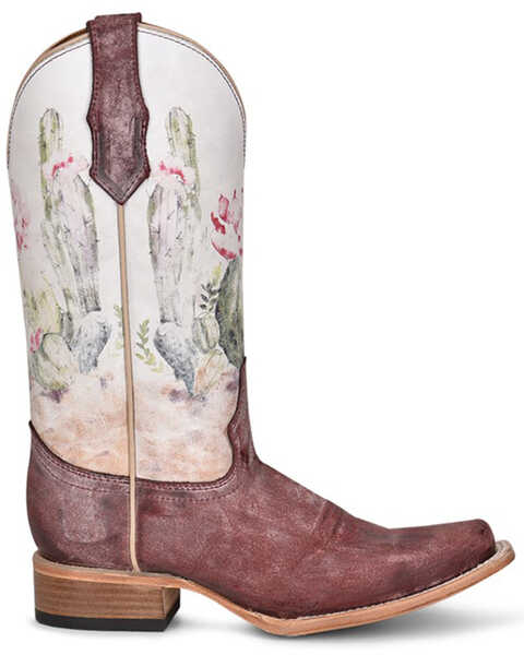 Image #2 - Corral Women's Desert Stamp Western Boots - Square Toe, , hi-res