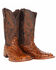 Image #5 - Tanner Mark Men's Ostrich Print Western Boots - Square Toe, , hi-res
