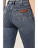 Wrangler Retro Women's High Rise Trumpet Flare Denim Jeans, Medium Blue, hi-res