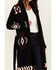 Image #3 - Idyllwind Women's Leopole Long Cardigan, Black, hi-res