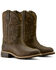 Image #4 - Ariat Men's Hybrid Rancher Waterproof Performance Western Boots - Round Toe, Brown, hi-res
