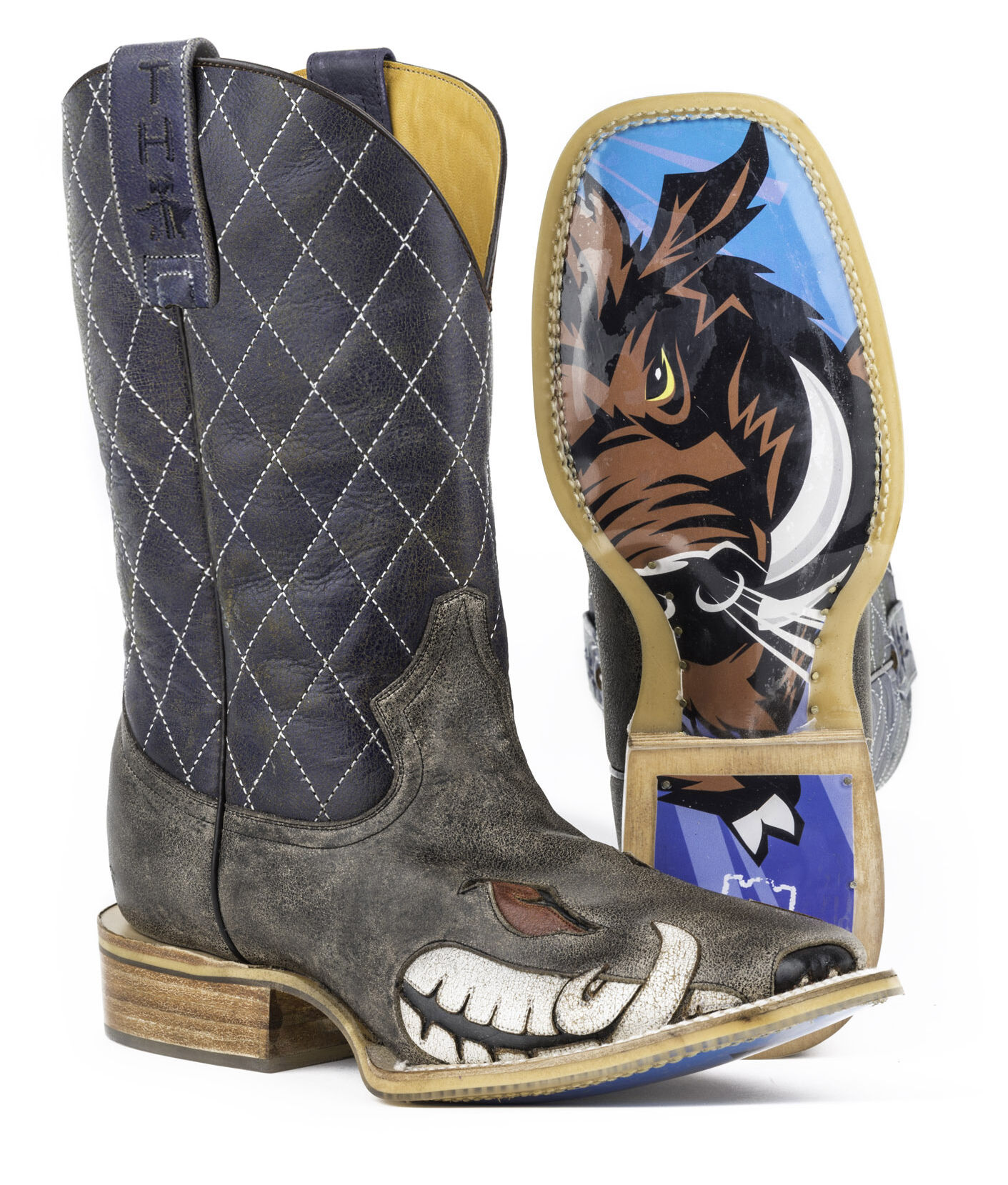 Tin Haul Men's Not Boaring Cowboy Boots 