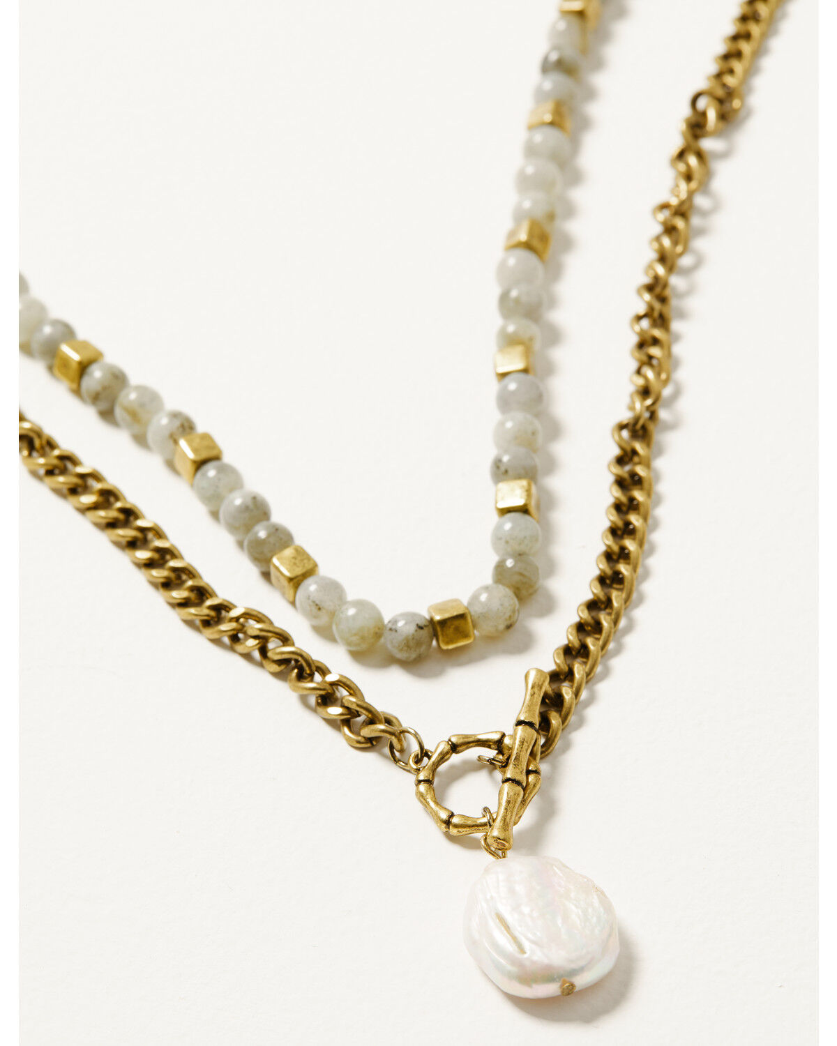 Image #2 - Shyanne Women's Sierra Winter Pearl Drop Necklace, Multi, hi-res