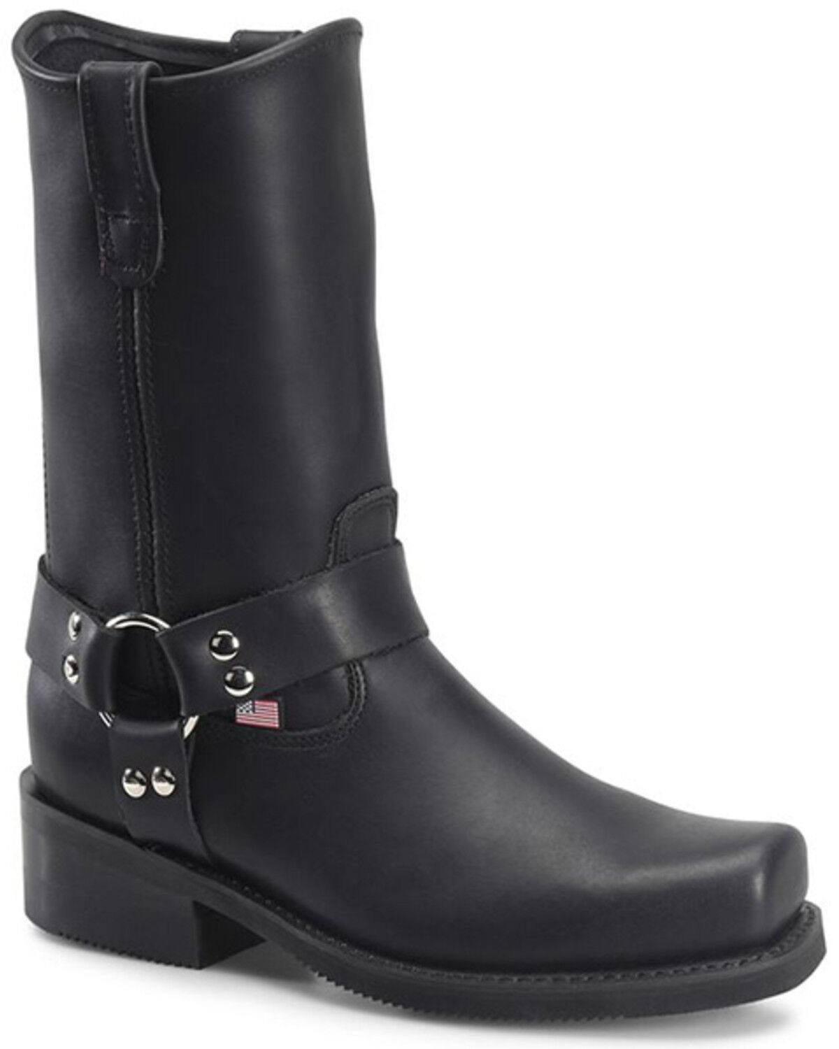 Image #1 - Double H Men's Harness Boots - Square Toe, Black, hi-res