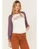 Image #2 - Cleo + Wolf Women's Explore Novelty Raglan Shirt, Ivory, hi-res