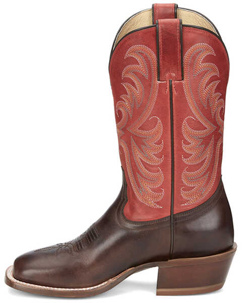 Image #3 - Tony Lama Women's Rowena Western Boots - Square Toe , Brown, hi-res