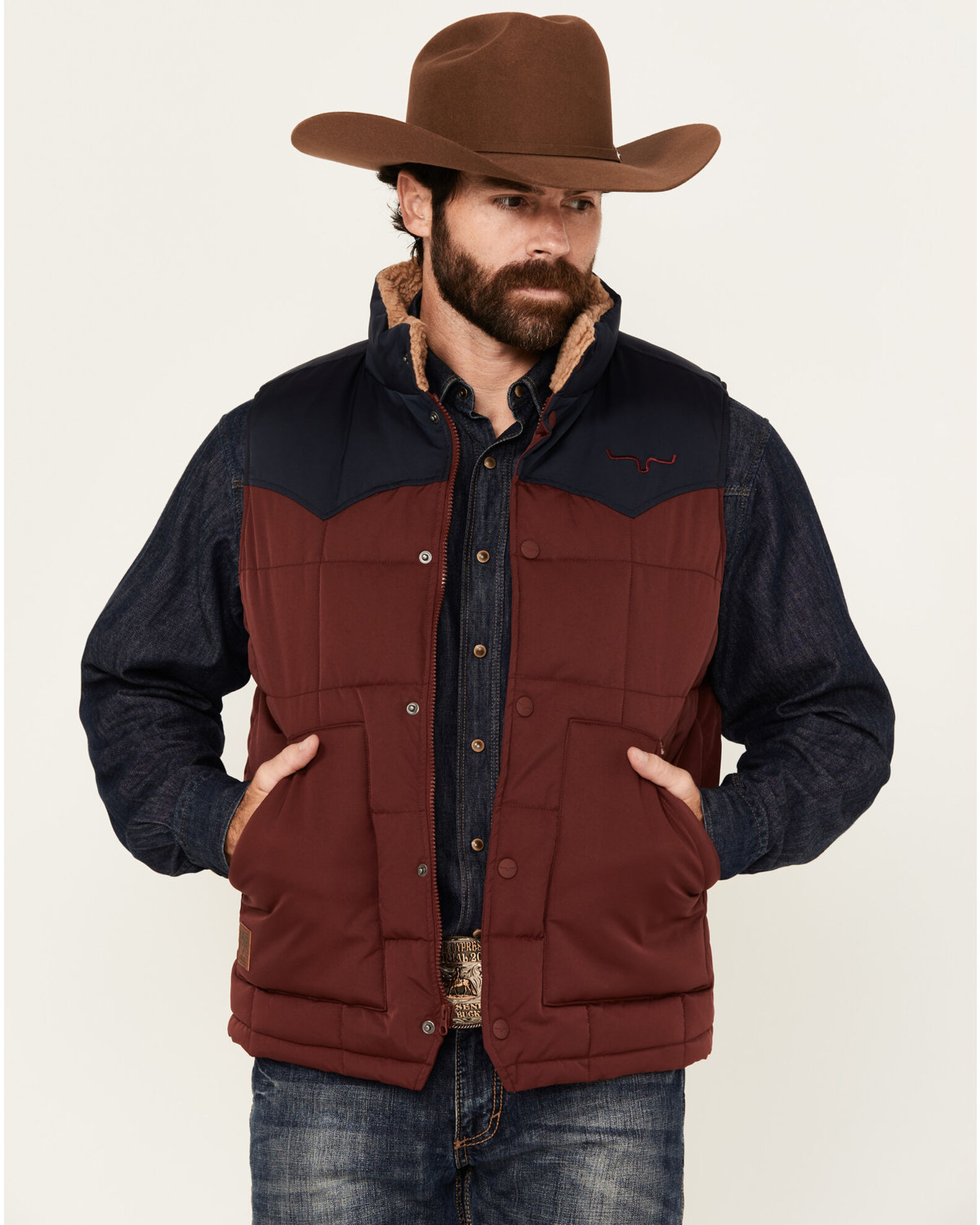 Mens ranch vest hotsell