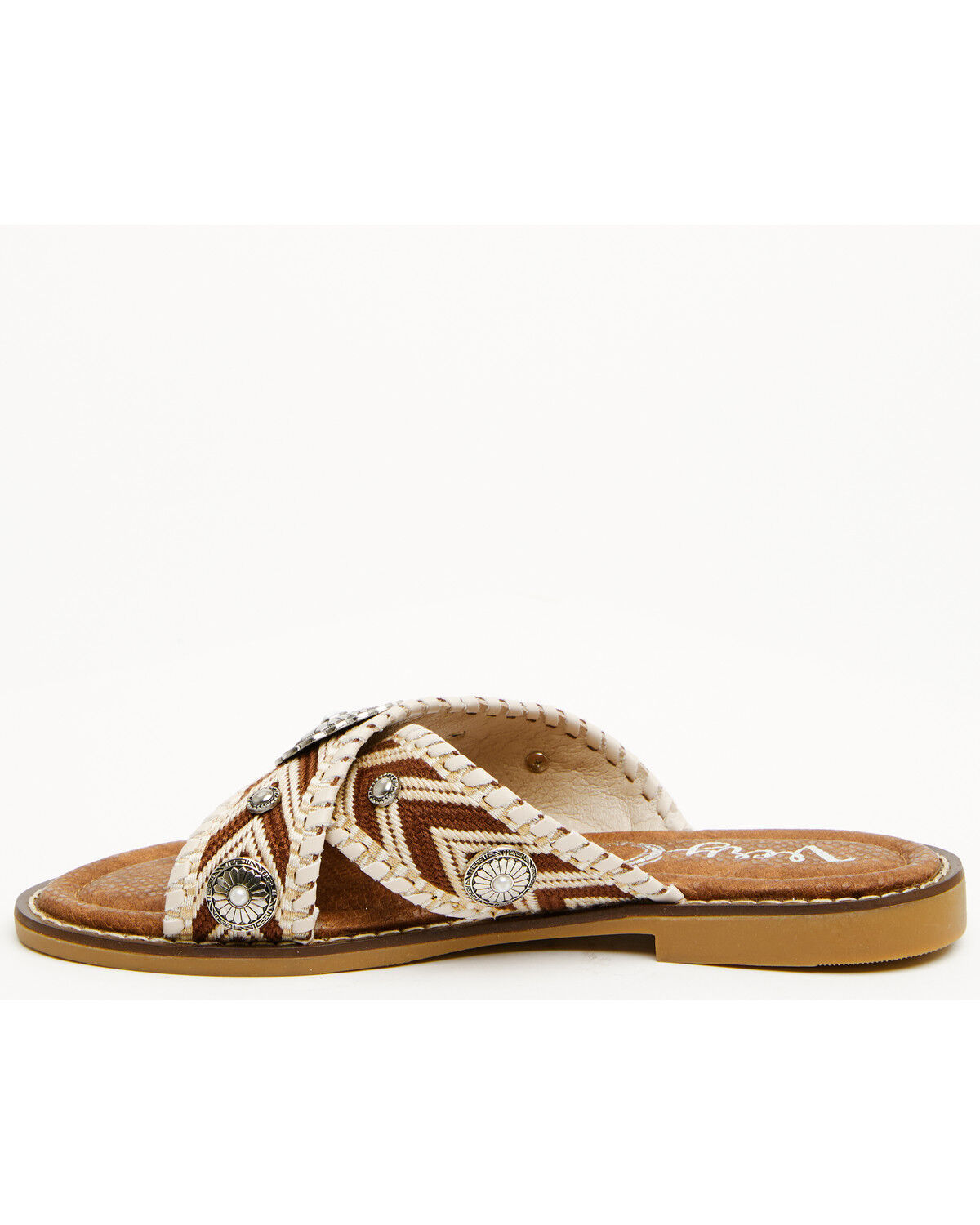 Image #3 - Very G Women's Jungle Concho Sandals, Cream, hi-res