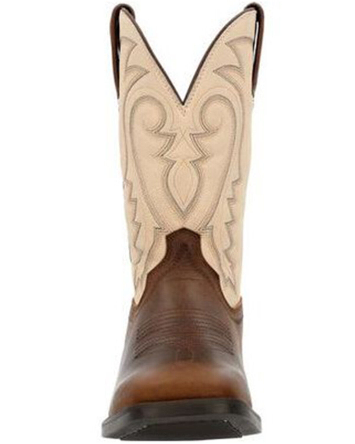 Image #4 - Durango Men's Westward Western Boots - Broad Square Toe, Off White, hi-res