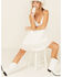 Image #3 - Tempted Women's Crochet Top Mini Dress, White, hi-res