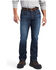Image #1 - Ariat Men's FR Lassen Duralight Basic Stretch Straight Leg Jeans, Blue, hi-res