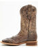 Image #3 - Corral Men's Exotic Ostrich Barbed Wire Western Boots - Broad Square Toe, Brown, hi-res