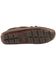 Minnetonka Men's Double Bottom Cowhide Driving Moccasins, Dark Brown, hi-res