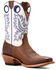 Image #1 - Ariat Men's Bronc Stomper Western Boots - Square Toe, Brown, hi-res