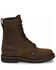Justin Men's Drywall Work Boots - Soft Toe, Brown, hi-res