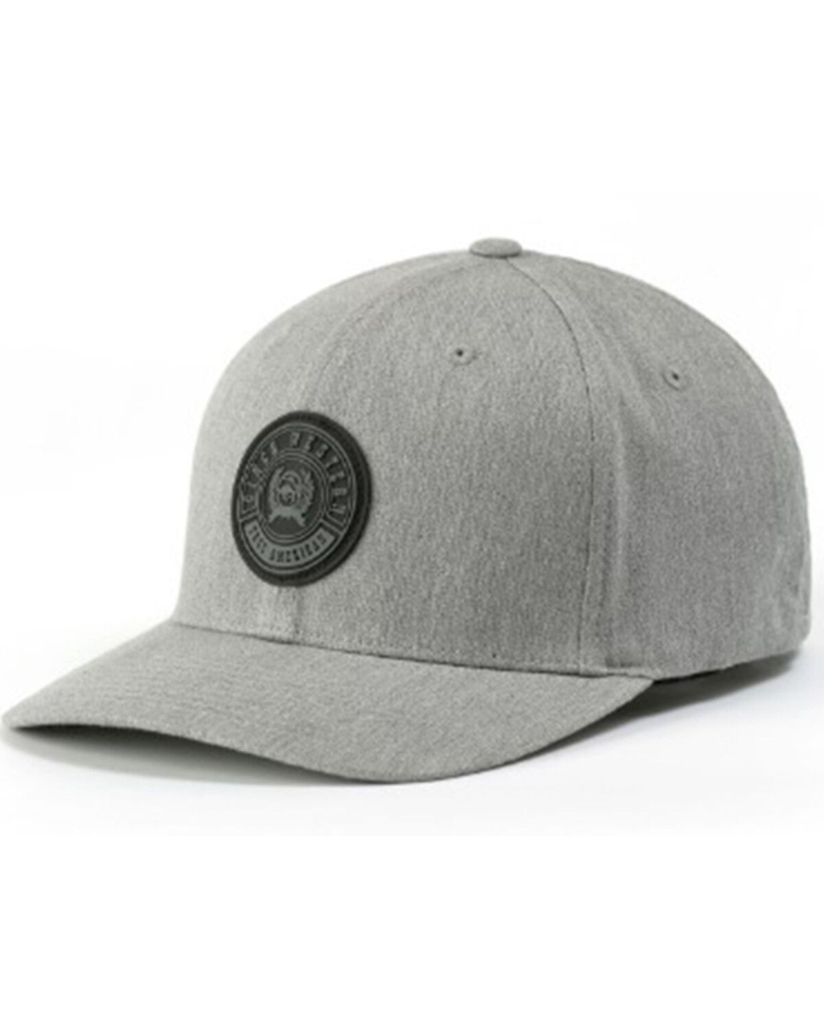 Image #1 - Cinch Men's Rubber Patch Ball Cap, Grey, hi-res