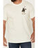 Image #4 - Riot Society Men's Boot Barn Exclusive Rodeo Reaper Short Sleeve Graphic T-Shirt, Tan, hi-res