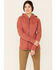 Ariat Women's Marsala Attain Thermal Zip-Front Hoodie , Burgundy, hi-res