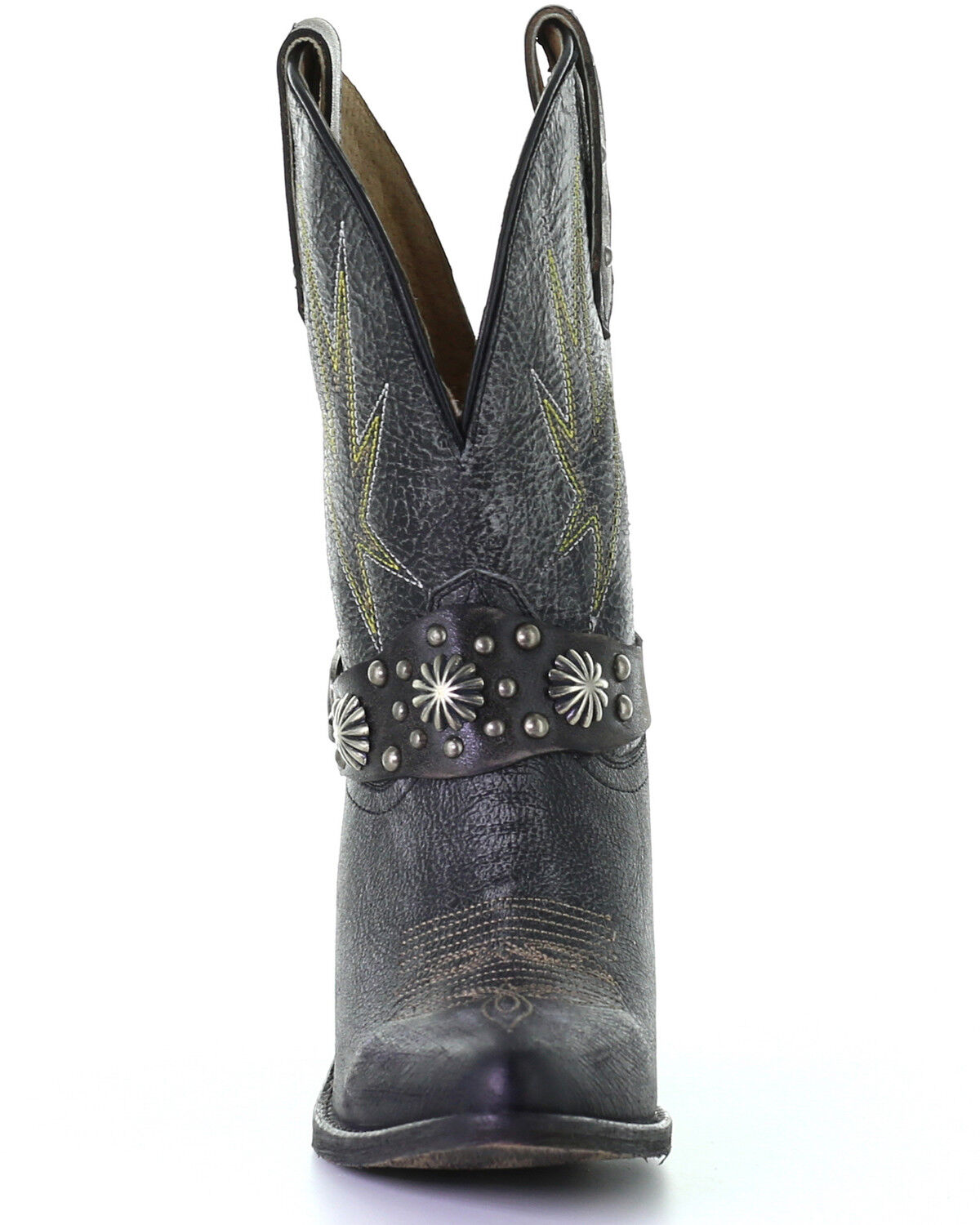Image #5 - Corral Women's Studded Harness & Concho Western Boots - Round Toe, , hi-res