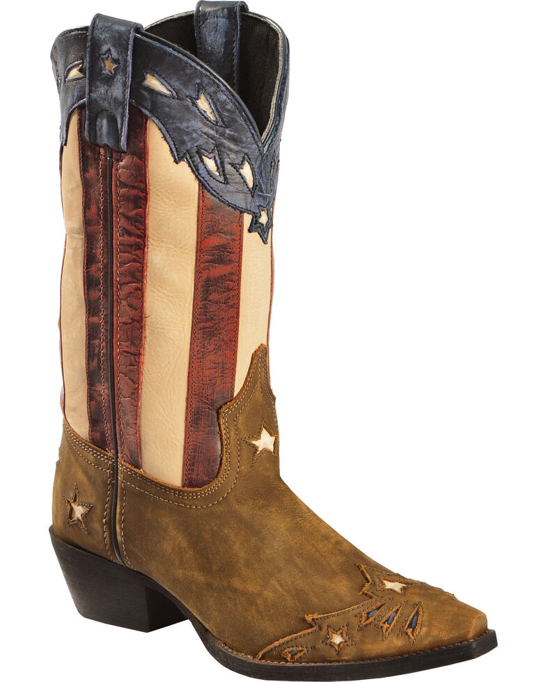 Laredo Women S Keyes Stars Stripes Cowgirl Boots Snip Toe