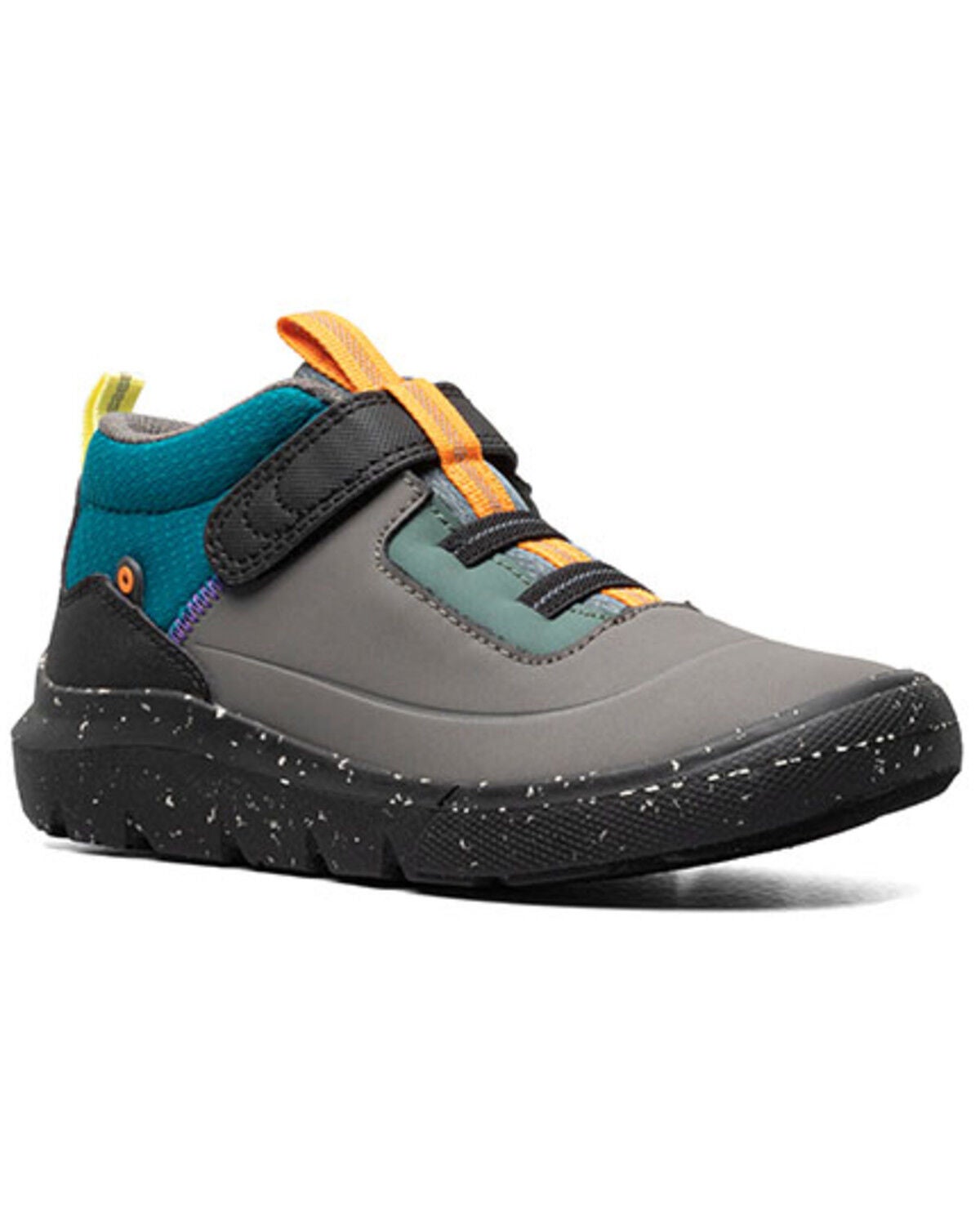 Bogs Boys' Skyline Kicker Mid Slip-On Casual Shoes, Grey, hi-res