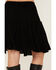 Image #4 - Wild Moss Women's Ruffle Mini Skirt, Black, hi-res