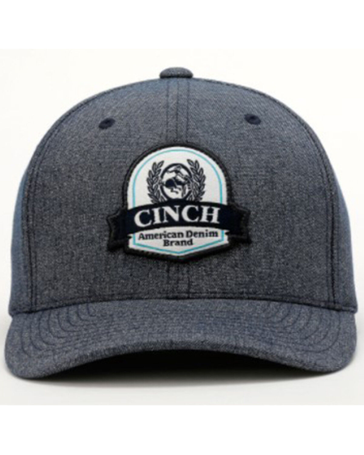 Image #3 - Cinch Men's Logo Patch Ball Cap, Navy, hi-res