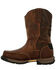 Georgia Boot Men's Athens 360 Waterproof Western Work Boots - Steel Toe, Brown, hi-res
