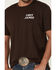 Image #4 - Cody James Men's Southwestern Skull Short Sleeve Graphic T-Shirt, Dark Brown, hi-res
