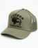 Image #1 - Stetson Women's Buffalo Embroidered Ball Cap, Green, hi-res