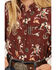 Image #3 - Rock & Roll Denim Girls' Conversational Print Long Sleeve Button-Down Western Shirt, Rust Copper, hi-res