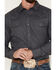 Image #3 - Gibson Trading Co Men's Southside Satin Stripe Snap Western Shirt, Grey, hi-res