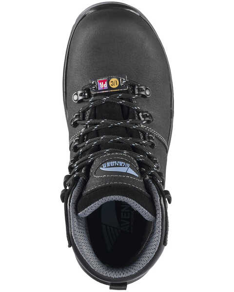 Image #6 - Avenger Women's Foundation Waterproof Work Boots - Composite Toe, Black, hi-res