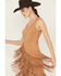Image #2 - Idyllwind Women's Tina Faux Suede Fringe Mini Dress, Tan, hi-res