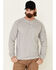 Image #1 - Ariat Men's FR Air Henley Long Sleeve Work Shirt, Heather Grey, hi-res