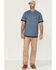 Image #2 - Hawx Men's Layered Work Pocket T-Shirt, Light Blue, hi-res