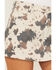 Image #2 - Blue B Women's Cow Print Denim Skort, Multi, hi-res