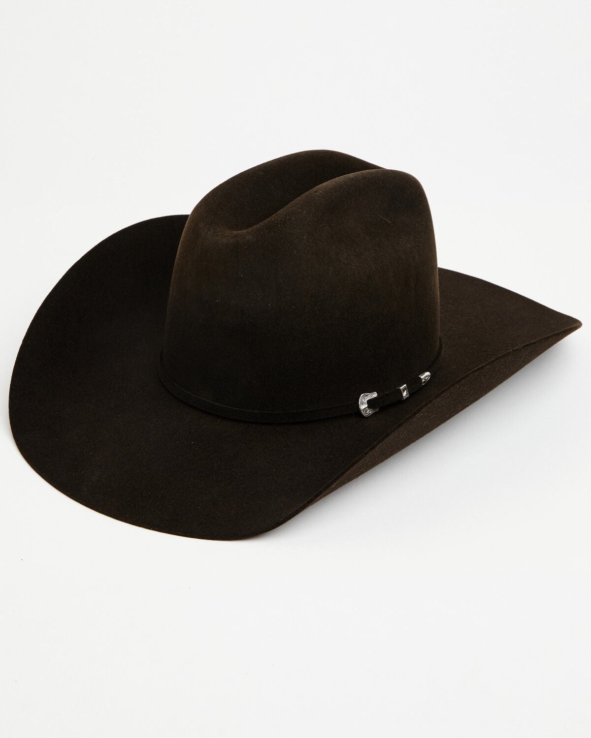 Serratelli Beaumont 6X Fur Felt Cowboy Hat, Dark Brown, hi-res